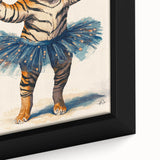 Elegant Ballerina Tiger Wall Art - Girls Room & Nursery Decor