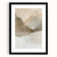 Elegant Dining Room Art Prints - Neutral Mountain Landscape