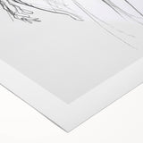 Abstract figurative rolled canvas artwork showcasing vibrant colors and fluid shapes, ideal for contemporary home decor, securely rolled in protective packaging.