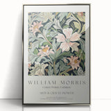 Framed acrylic artwork showcasing vibrant abstract floral designs in silver tones, perfect for modern home decor and adding a touch of elegance to any space.