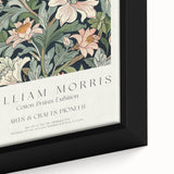 Close-up of a framed abstract floral canvas artwork showcasing vibrant colors and intricate designs, ideal for modern home decor and wall aesthetics.