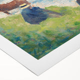 Impressionist Landscape Wall Art - Horse and Boats by Seurat Print