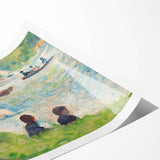Impressionist Landscape Wall Art - Horse and Boats by Seurat Print
