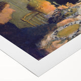 The Children's Meal - Cozy Modern Wall Art with Family Scene in Warm Tones