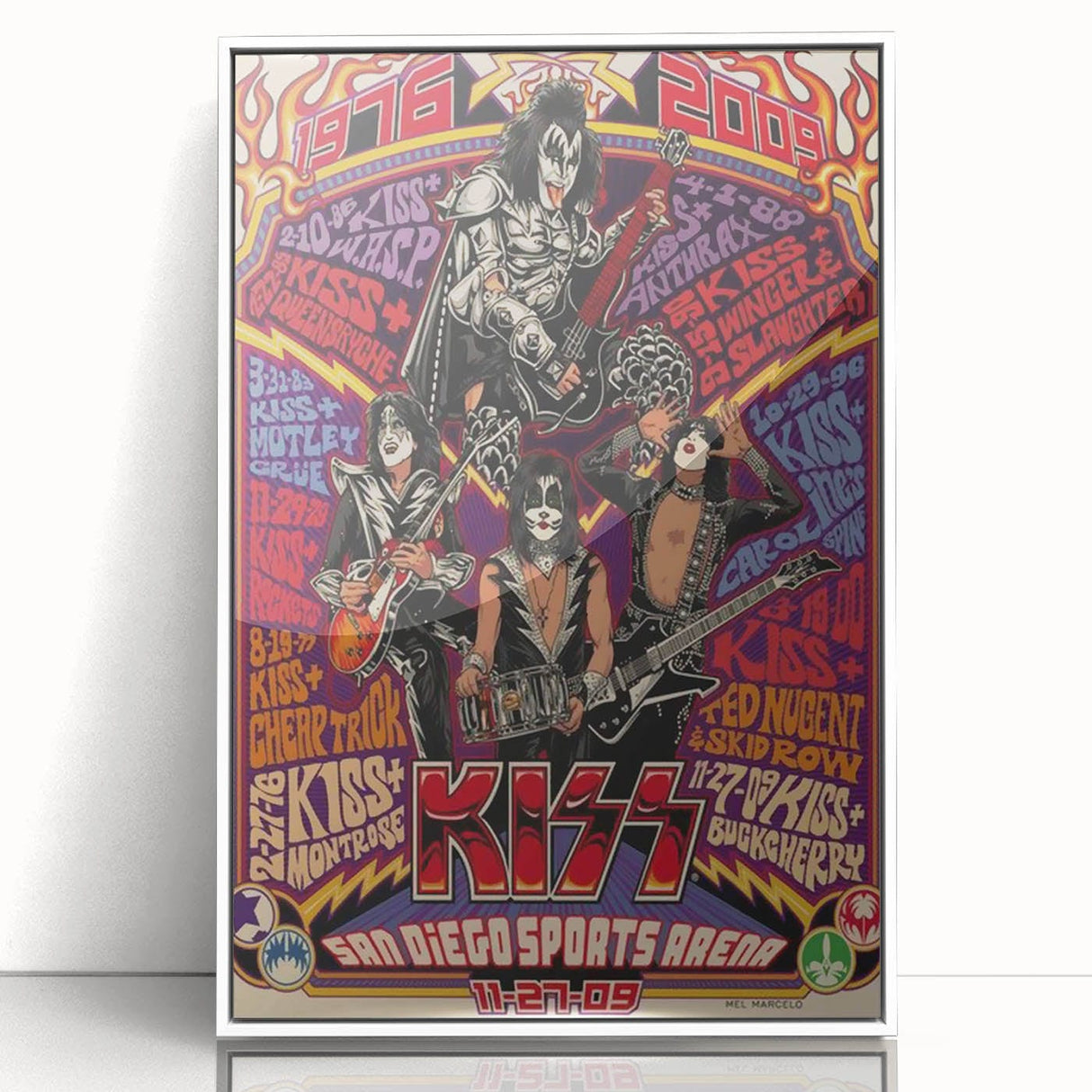 KISS Retro Wall Art Vintage Prints 70s & 80s Rock Poster