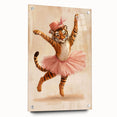 Graceful Ballerina Tiger Wall Art - Girls Room & Nursery Decor