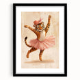 Graceful Ballerina Tiger Wall Art - Girls Room & Nursery Decor