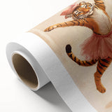 Graceful Ballerina Tiger Wall Art - Girls Room & Nursery Decor