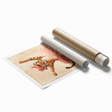 Graceful Ballerina Tiger Wall Art - Girls Room & Nursery Decor