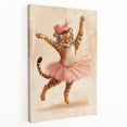 Graceful Ballerina Tiger Wall Art - Girls Room & Nursery Decor