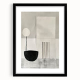 Modern Dining Area Art Pieces - Minimalist Black and White