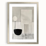 Modern Dining Area Art Pieces - Minimalist Black and White