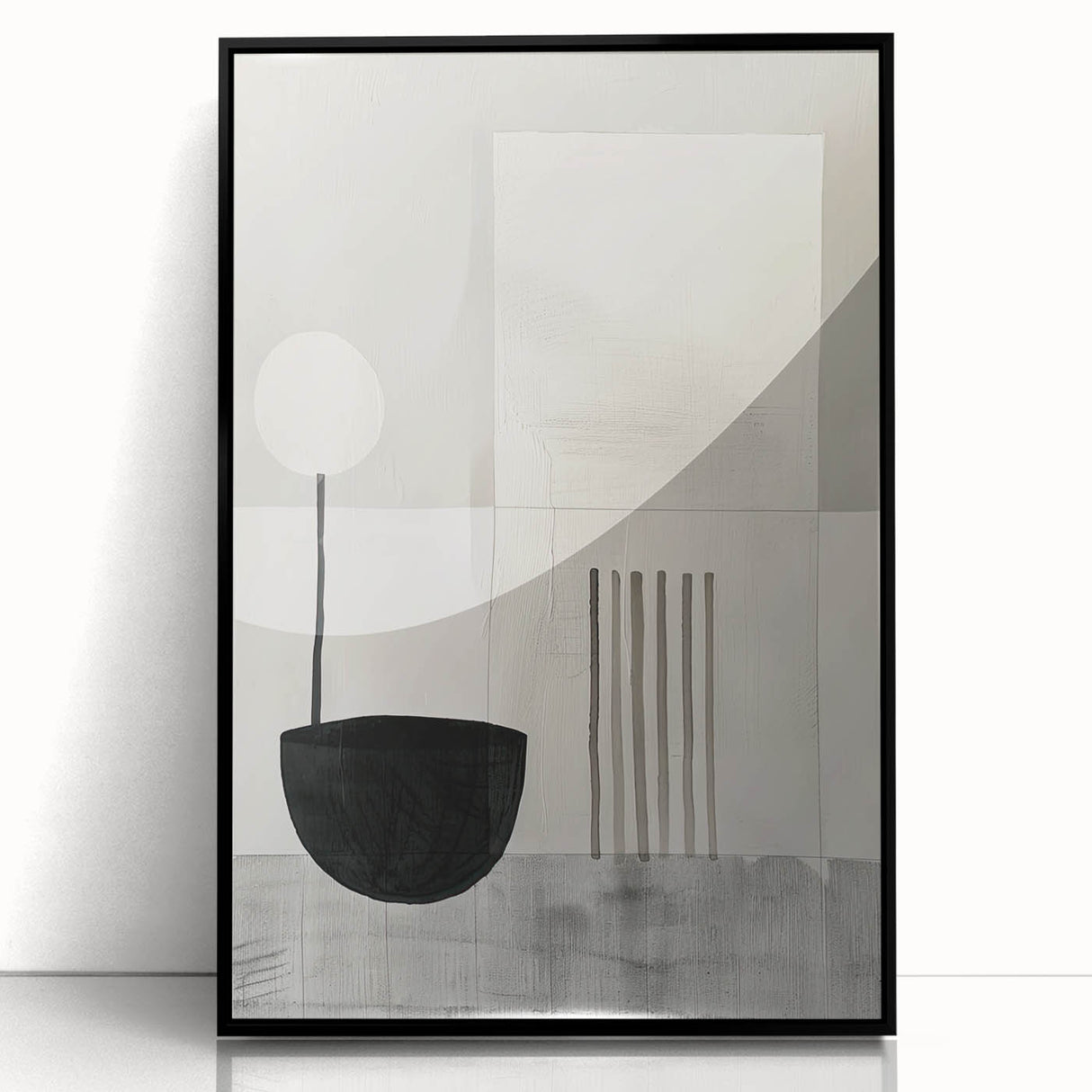 Modern Dining Area Art Pieces - Minimalist Black and White