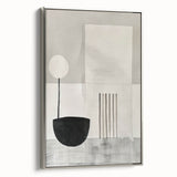 Modern Dining Area Art Pieces - Minimalist Black and White