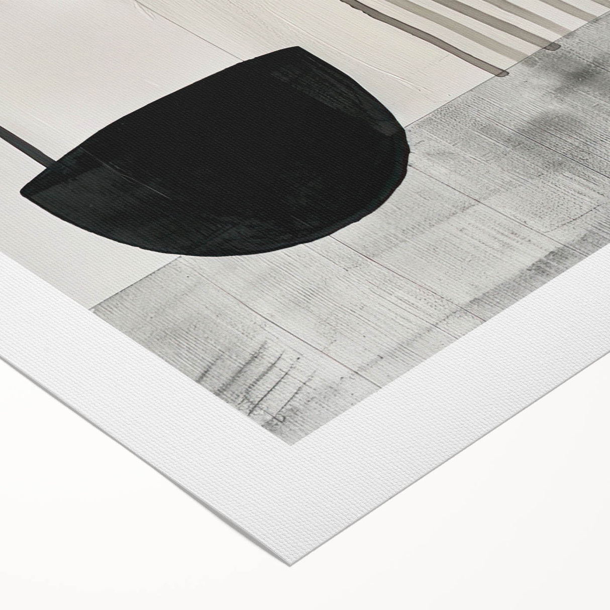 Modern Dining Area Art Pieces - Minimalist Black and White