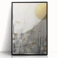 Elegant Gold & Gray Modern Wall Art – Living Room Canvas Print