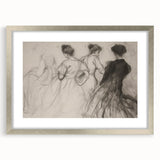 Abstract figurative art framed in silver with a white mat, showcasing vibrant colors and dynamic shapes, ideal for modern home decor. Perfect for adding a contemporary touch to living spaces.