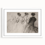 Abstract figurative art frame with a white mat showcasing colorful, modern designs, perfect for contemporary decor. Ideal for enhancing living spaces or art collections.