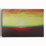 Abstract landscape canvas print showcasing vibrant colors and dynamic shapes, perfect for modern home decor, enhancing any living space with artistic flair.