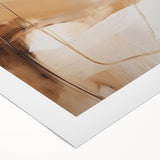 Abstract minimalist wall art on rolled canvas, showcasing soft hues of blue and beige with geometric shapes, ideal for modern home decor and artistic expression.