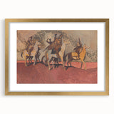 Expressionist Art - Riders on Horses Abstract Expressionism Wall Art