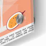 Large abstract wall art on acrylic glass featuring mid-century modernist designs in vibrant colors.