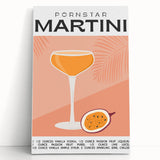 Large black and white stretched canvas featuring a minimalist design of food and drinks, ideal for kitchen wall art.