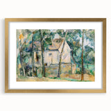 Impressionist Landscape Wall Art - House and Trees by Cézanne Print
