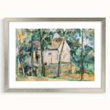 Impressionist Landscape Wall Art - House and Trees by Cézanne Print