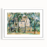 Impressionist Landscape Wall Art - House and Trees by Cézanne Print