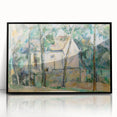 Impressionist Landscape Wall Art - House and Trees by Cézanne Print