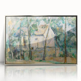 Impressionist Landscape Wall Art - House and Trees by Cézanne Print