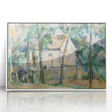 Impressionist Landscape Wall Art - House and Trees by Cézanne Print