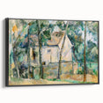 Impressionist Landscape Wall Art - House and Trees by Cézanne Print