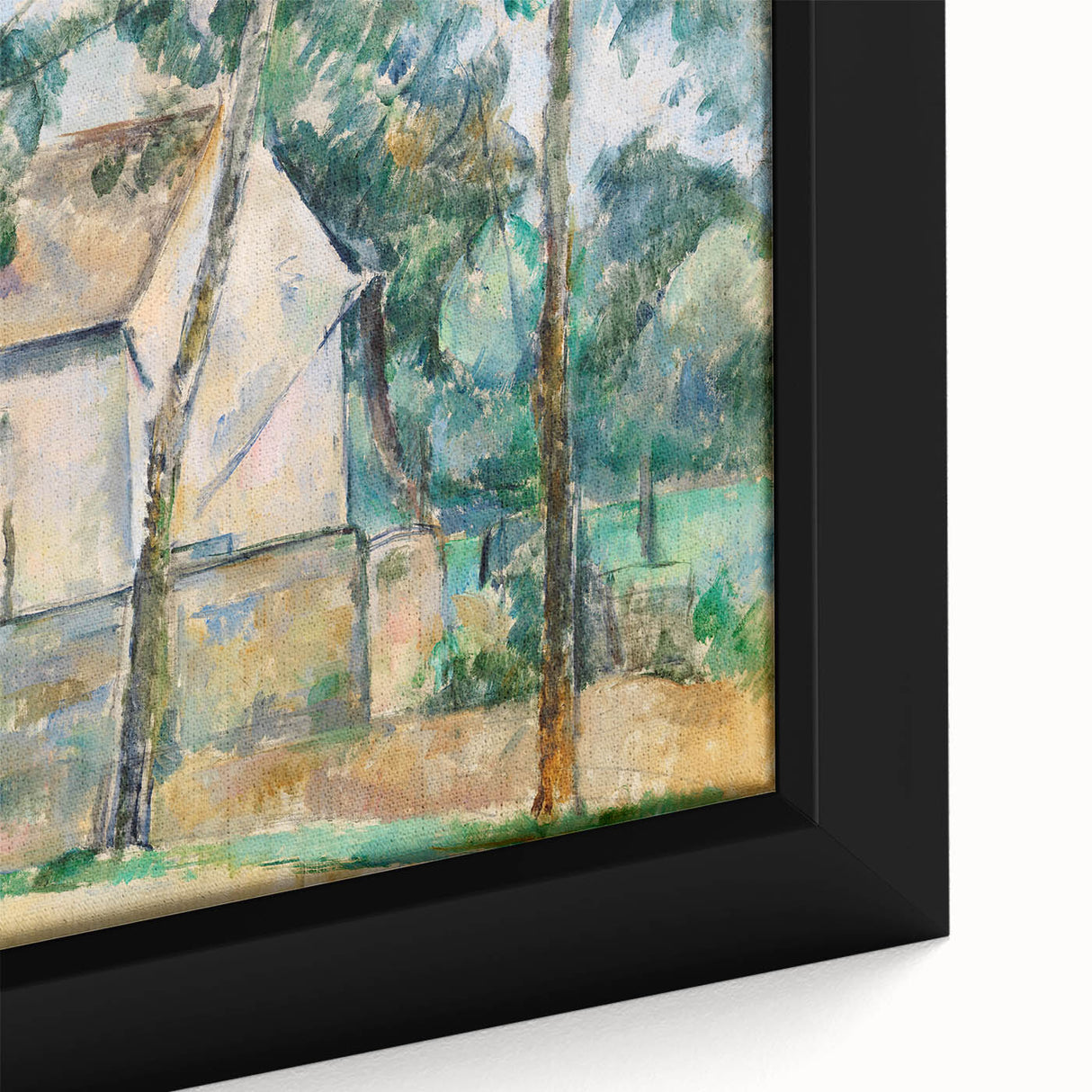 Impressionist Landscape Wall Art - House and Trees by Cézanne Print