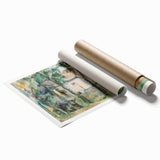 Impressionist Landscape Wall Art - House and Trees by Cézanne Print