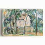 Impressionist Landscape Wall Art - House and Trees by Cézanne Print