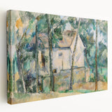 Impressionist Landscape Wall Art - House and Trees by Cézanne Print