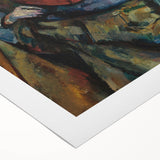 Boy in a Red Waistcoat - Classic Portrait Art with Bold Colors