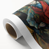 Boy in a Red Waistcoat - Classic Portrait Art with Bold Colors