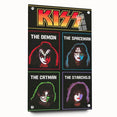 KISS Retro Wall Art Vintage Prints Band Members Tribute Poster