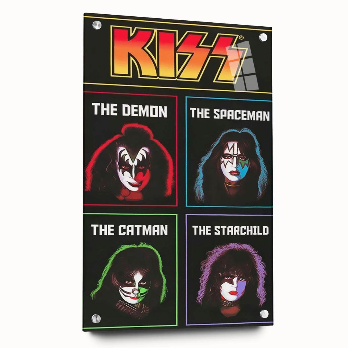 KISS Retro Wall Art Vintage Prints Band Members Tribute Poster