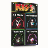 KISS Retro Wall Art Vintage Prints Band Members Tribute Poster