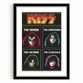 KISS Retro Wall Art Vintage Prints Band Members Tribute Poster