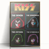 KISS Retro Wall Art Vintage Prints Band Members Tribute Poster