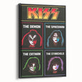 KISS Retro Wall Art Vintage Prints Band Members Tribute Poster