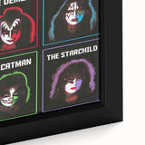 KISS Retro Wall Art Vintage Prints Band Members Tribute Poster