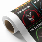 KISS Retro Wall Art Vintage Prints Band Members Tribute Poster