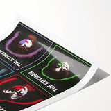 KISS Retro Wall Art Vintage Prints Band Members Tribute Poster