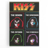 KISS Retro Wall Art Vintage Prints Band Members Tribute Poster